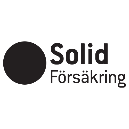 Solid Försäkring Logo Black